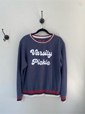 For the Love of Pickle Varsity Pickle Sweatshirt L
